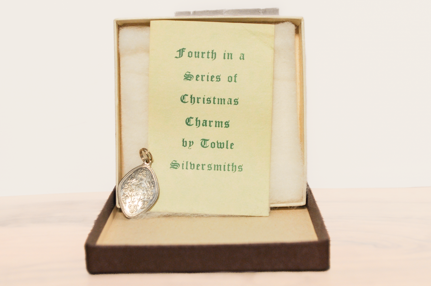 Vintage Towle Silversmiths Charm Fourth Day of Christmas - Four Calling Birds Vintage Towle Silversmiths Charm