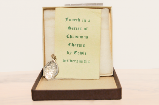 Vintage Towle Silversmiths Charm Fourth Day of Christmas - Four Calling Birds Vintage Towle Silversmiths Charm