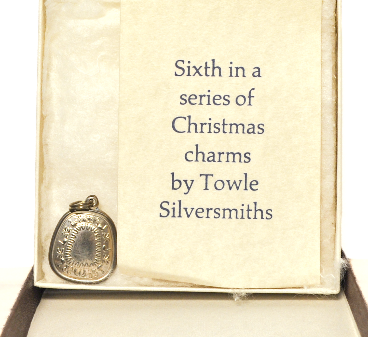 Vintage Towle Silversmiths Charm Sixth Day of Christmas - Six Geese A-Laying Vintage Towle Silversmiths Charm