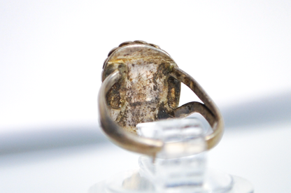 Dainty Native Kingman Turquoise Sterling Silver Ring Size 1.5 - Native Sterling Silver Dainty Oval Kingman Turquoise Infant Ring
