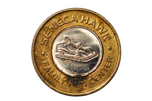 Bimetallic Pepsi Arcade Token for Seneca Hawk Family Fun Center - Unique Arcade Token Pepsi and Seneca Hawk Fun Center