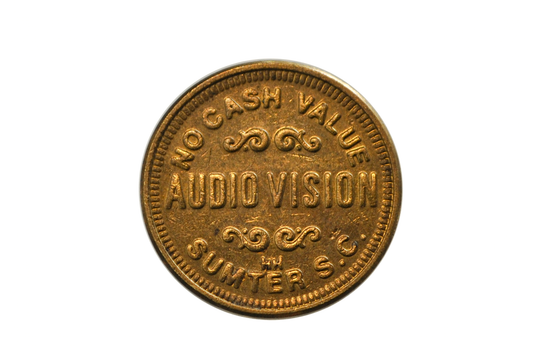 Audio/Video Vision No Cash Value Token - Audio/Video Vision Sumter, South Carolina Token