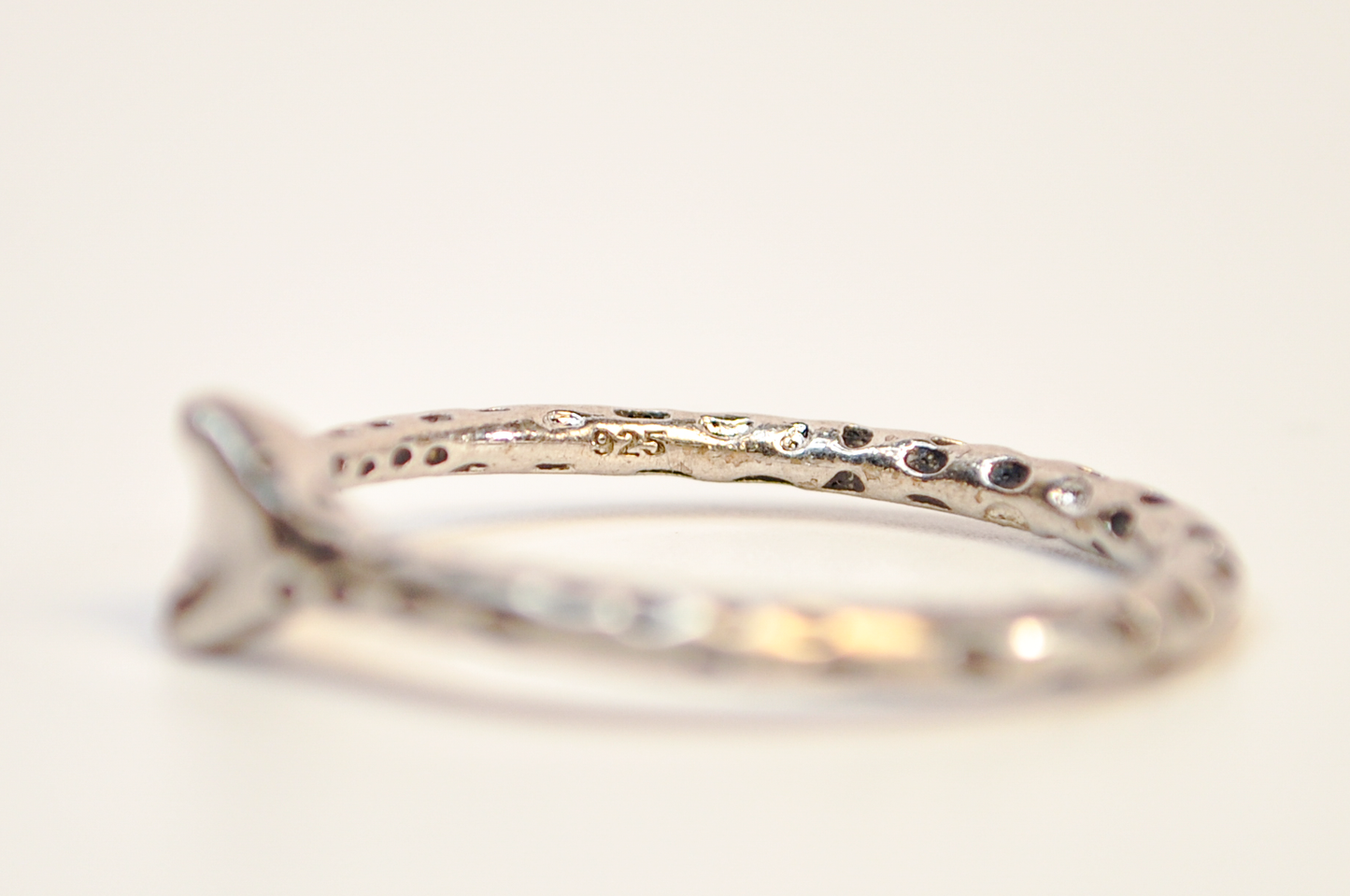 Size 10 Sterling Silver Infinity Snake Ring - Sterling Silver Serpent‑Eating‑its‑Tail Ring Size 10