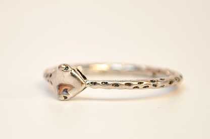 Size 10 Sterling Silver Infinity Snake Ring - Sterling Silver Serpent‑Eating‑its‑Tail Ring Size 10