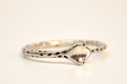 Size 10 Sterling Silver Infinity Snake Ring - Sterling Silver Serpent‑Eating‑its‑Tail Ring Size 10
