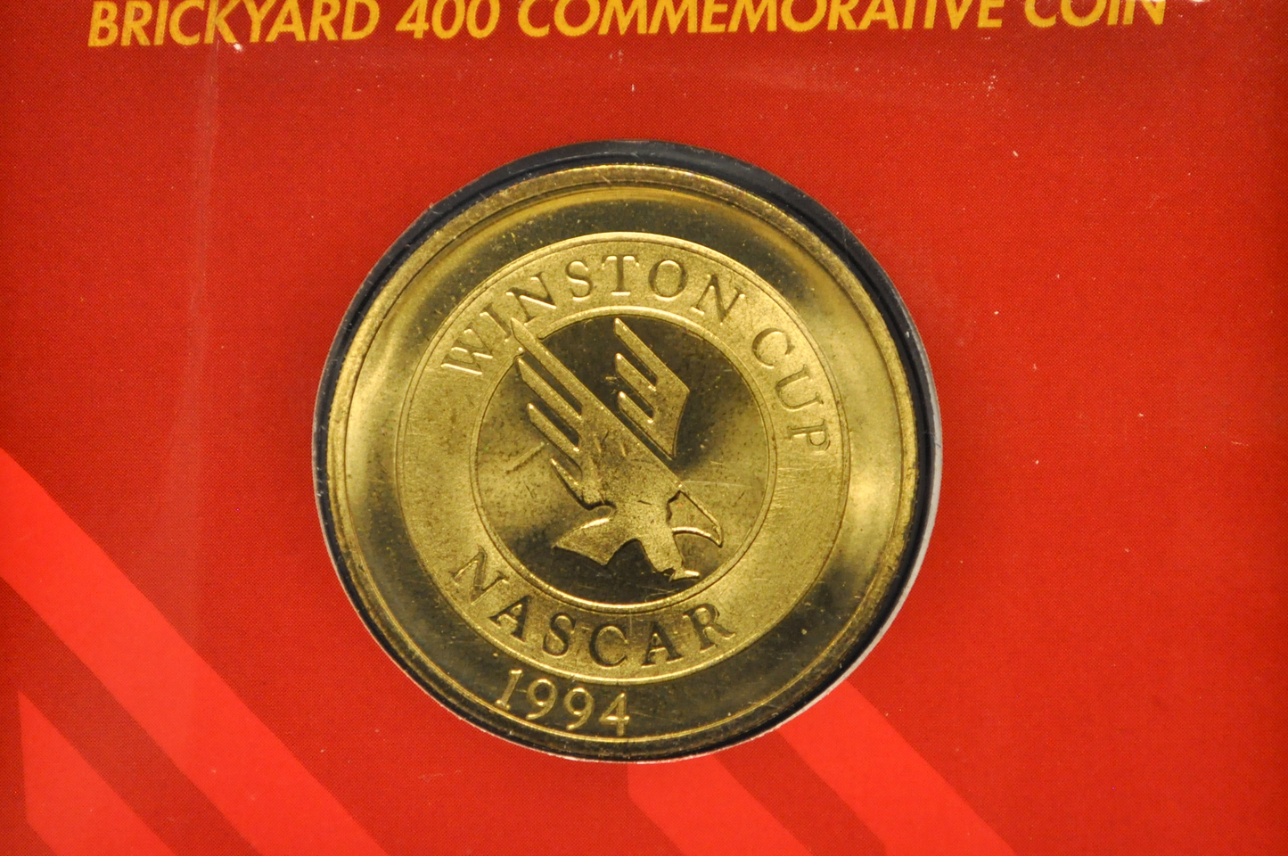 Vintage 1994 Nascar Winston Cup Series Brickyard 400 Souvenir- 1994 Nascar Winson Cup Limited Edition Commemorative Token