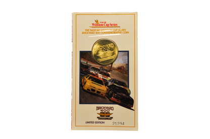 Vintage 1994 Nascar Winston Cup Series Brickyard 400 Souvenir- 1994 Nascar Winson Cup Limited Edition Commemorative Token