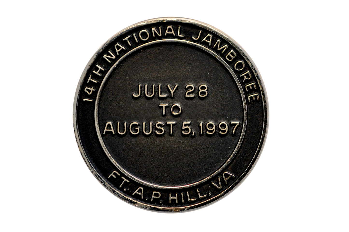 1997 Boy Scouts of America 14th National Jamboree - 14th National Jamboree for The Boy Scouts of America Medallion