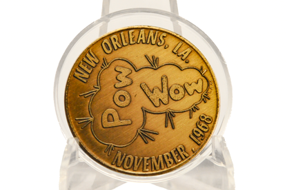 Official BSA "Be Prepared" November 1968 New Orleans Pow Wow - Boy Scouts of America 1968 New Orleans Pow Wow Pocket Token