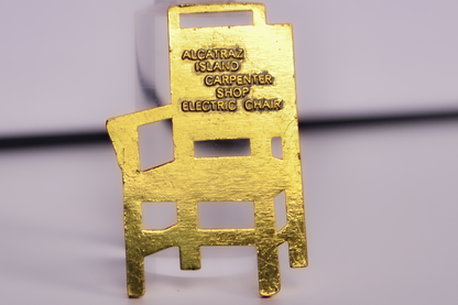 Alcatraz Island Carpenter Shop Electric Chair Souvenir - Electric Chair From Alcatraz Island Key Fob