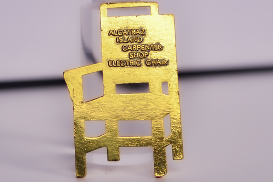 Alcatraz Island Carpenter Shop Electric Chair Souvenir - Electric Chair From Alcatraz Island Key Fob