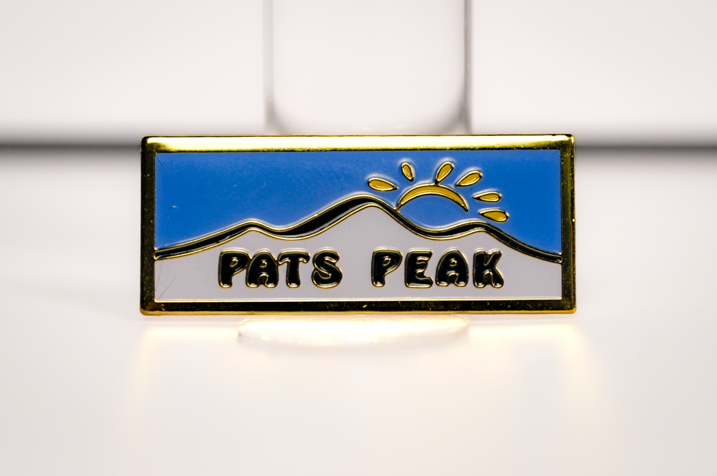 Pats Peak New Hampshire Ski Area Enamel Pin Souvenir - New Hampshire Pats Peak Ski Resort Keepsake