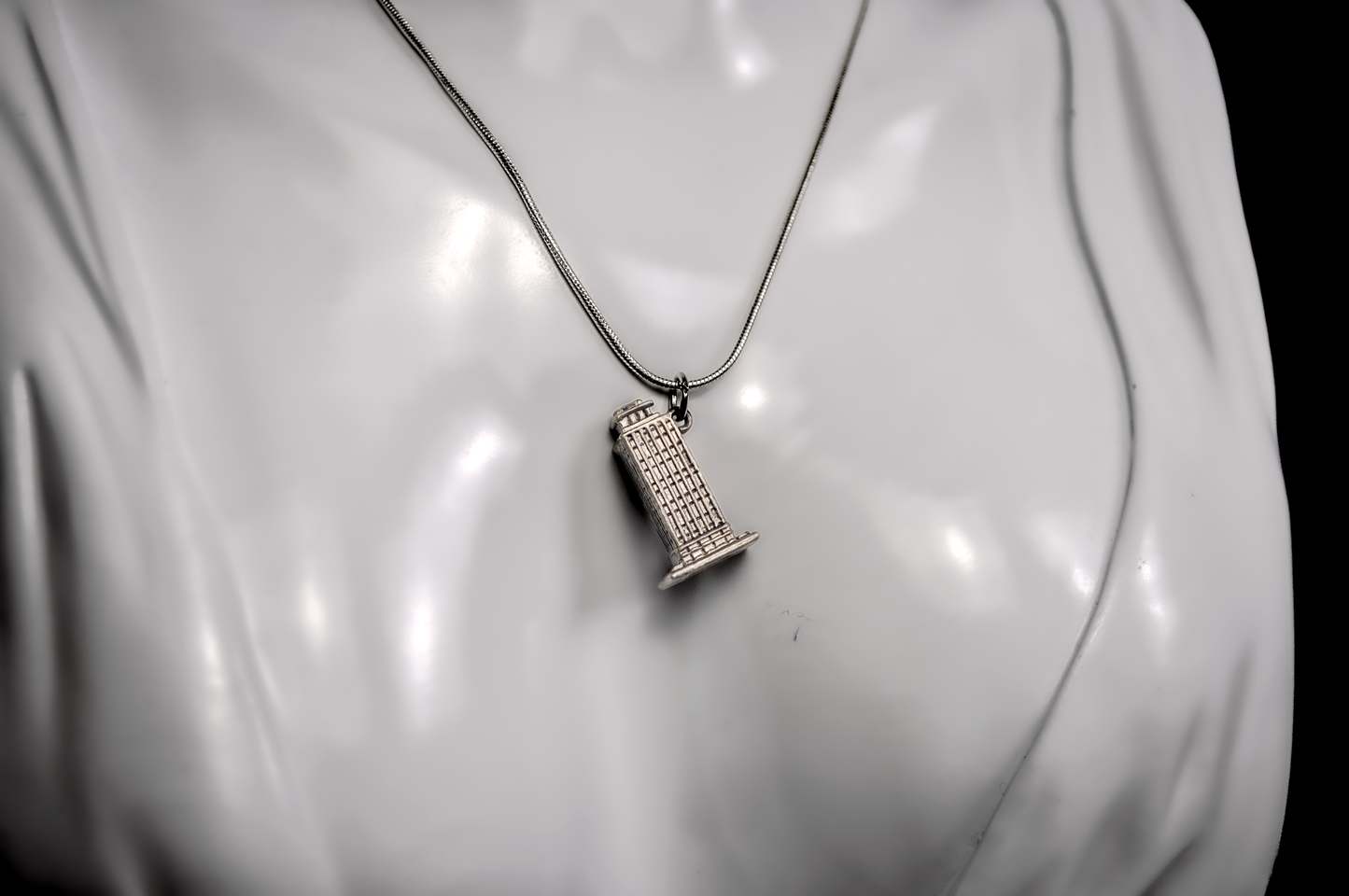 Vintage Sterling Prudential Center of Boston Souvenir Charm - Boston Skyscraper Architectural Travel Souvenir Sterling Charm