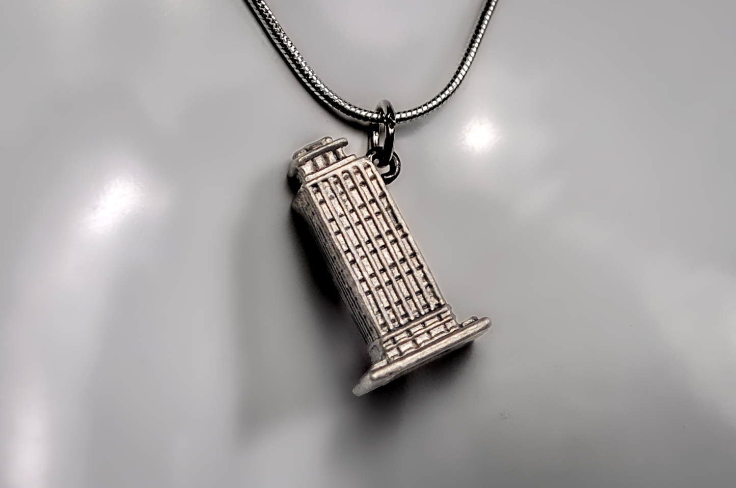 Vintage Sterling Prudential Center of Boston Souvenir Charm - Boston Skyscraper Architectural Travel Souvenir Sterling Charm
