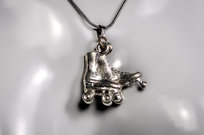 Vintage Sterling 3D Pair Roller Skates Charm - Roller-skate 3-Dimensional Charm Pair