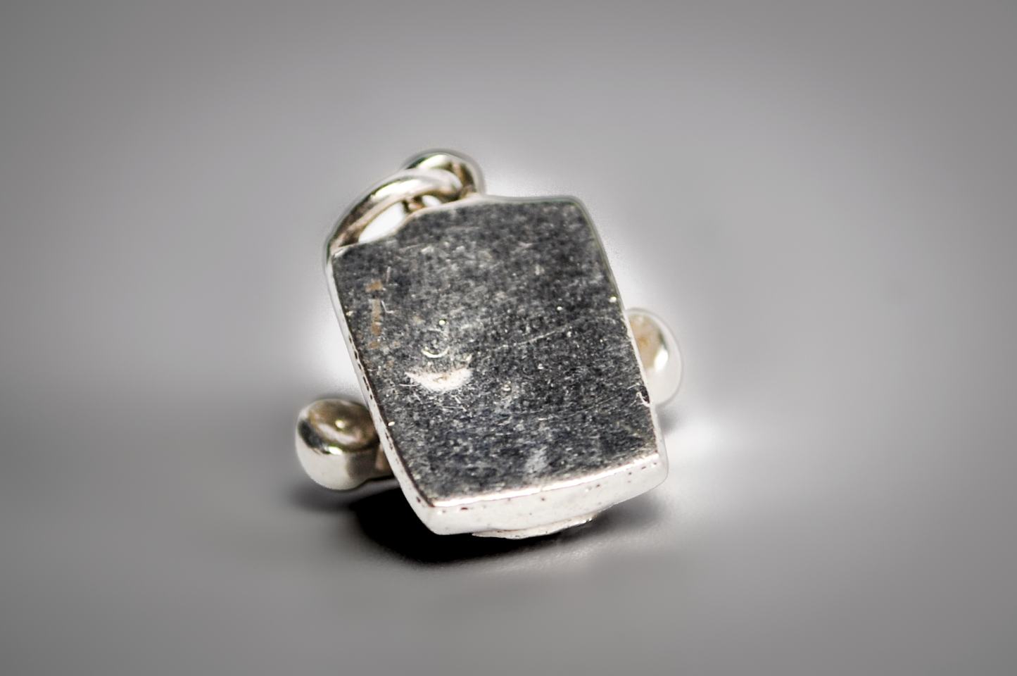 Vintage Sterling Rotary Phone 3-Dimensional Charm - Old Fashioned Telephone Sterling Charm