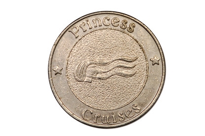 Princess Cruises Amusement Game Token - Vintage Princess Cruises Casino Gaming Token