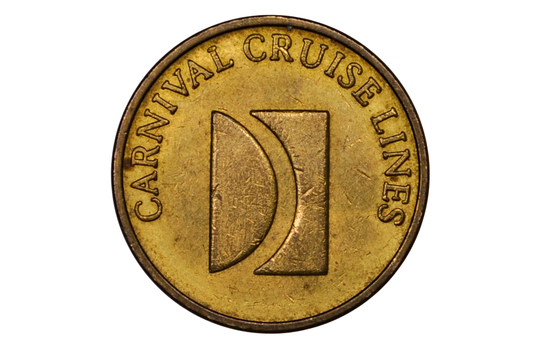 Vintage Carnival Cruise Lines 25 Cent Token - Twenty Five Cent Gaming Token Carnival Cruise Lines