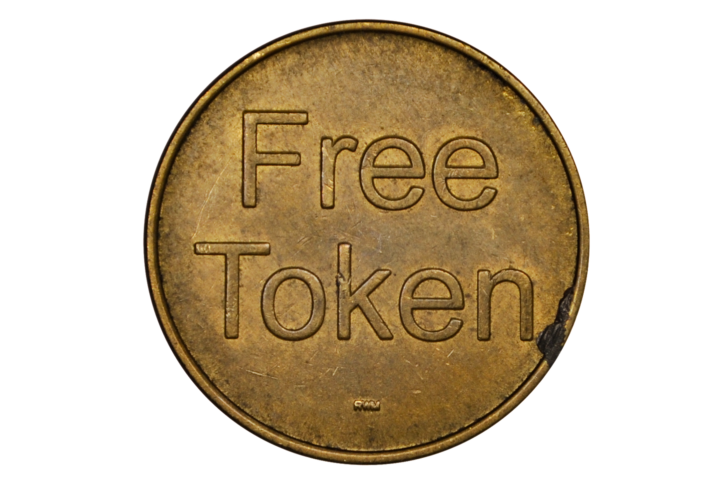 Vintage San Francisco Public Toilet Free Token - Public Toilet San Francisco Free Brass Token