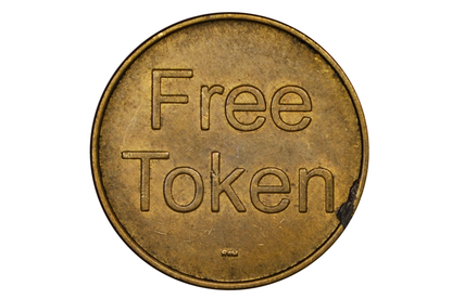 Vintage San Francisco Public Toilet Free Token - Public Toilet San Francisco Free Brass Token
