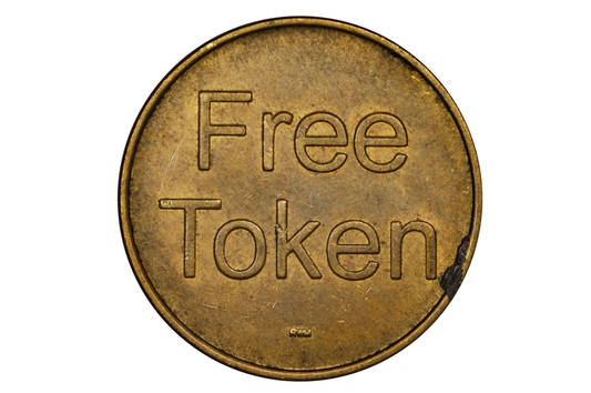 Vintage San Francisco Public Toilet Free Token - Public Toilet San Francisco Free Brass Token
