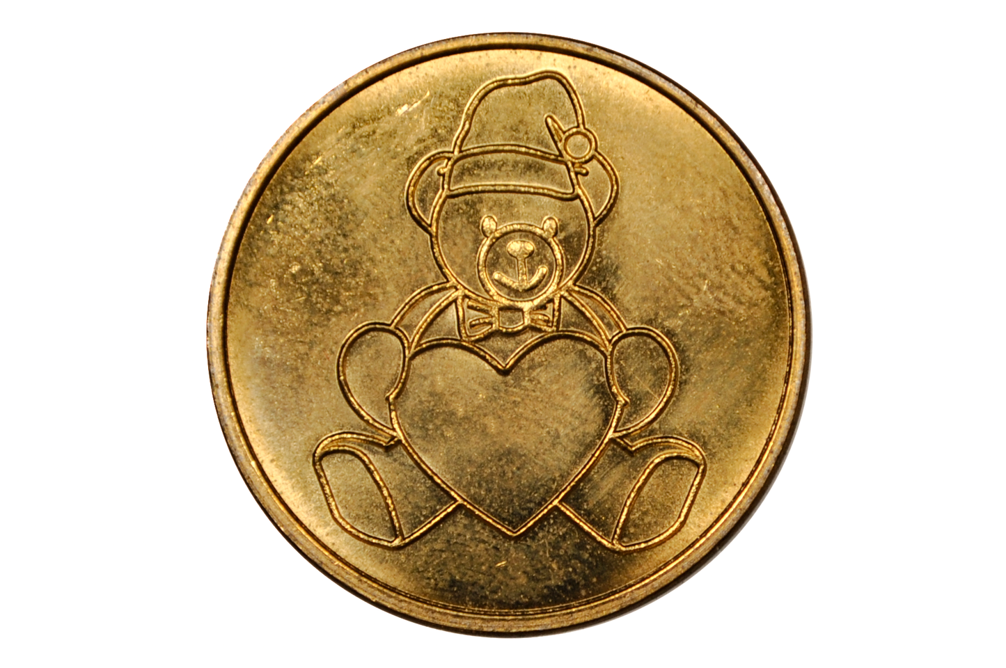Shriners Children's Souvenir Token Gold Tone Charity Memento - Shriners Children's Hospital Collectible Gold Tone Appreciation Token