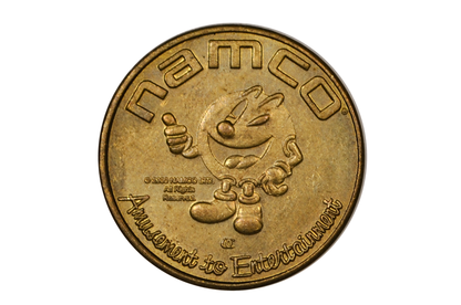 2000 Namco Arcade Token Pac-Man Themed - Pac-Man Themed 2000 Arcade Token by Namco