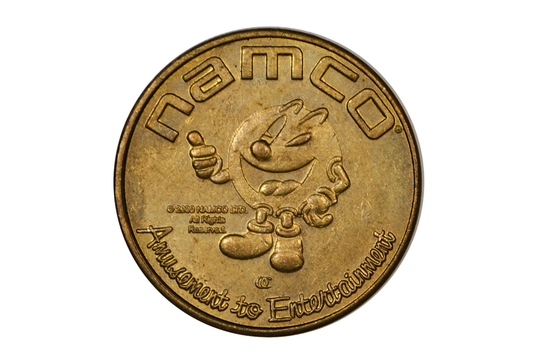 2000 Namco Arcade Token Pac-Man Themed - Pac-Man Themed 2000 Arcade Token by Namco