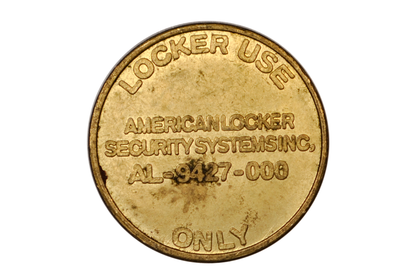 Vintage American Locker Security Systems Token - "Locker Use Only" Brass Rental Token