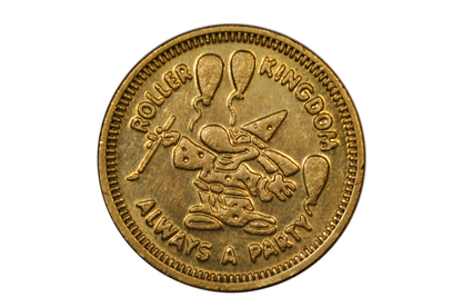 Roller Kingdom "Always A Party" Amusement Token - Rollerblading Amusement Token Roller Kingdom