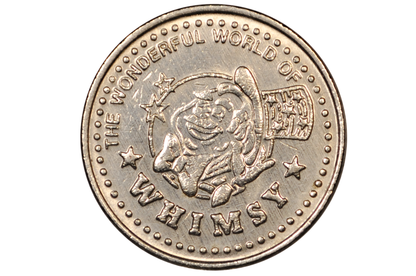 The Wonderful World Of Whimsy Hong Kong Amusement Token - Vintage Hong Kong Amusement Whimsy Token