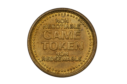 Vintage Sega City Brass Arcade Token - Collectible SEGA City Arcade Game Token