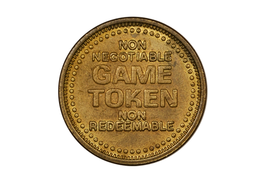 Vintage Sega City Brass Arcade Token - Collectible SEGA City Arcade Game Token