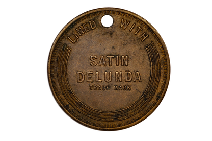 Vintage Brass Celanese Corporation of America Employee Tool Check Tag - Antique Industrial Brass ID Token Celanese Corporation