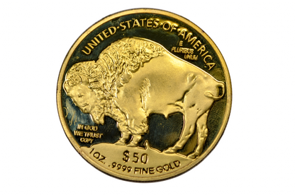 2012 Play Money Display  American Buffalo Coin – 24K Gold Electroplated Tribute Proof (COPY)