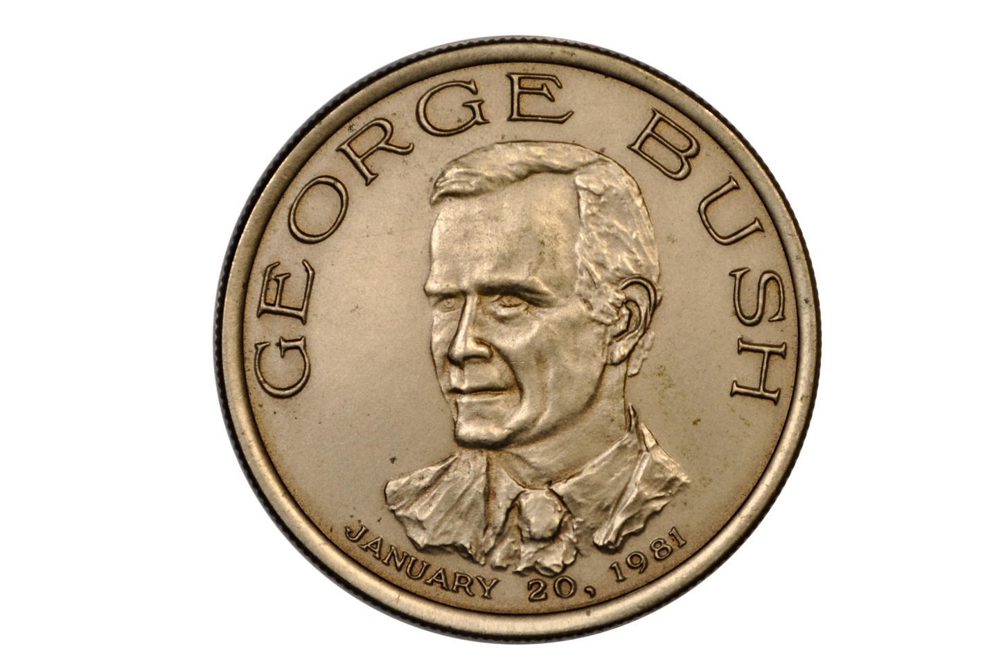 1981 George Bush Vice Presidential Inauguration Commemorative Medal - Vice President George Bush Inaugural Collectible Souvenir