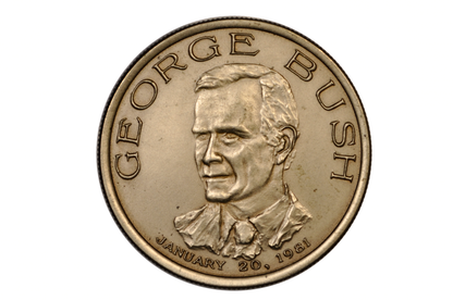 1981 George Bush Vice Presidential Inauguration Commemorative Medal - Vice President George Bush Inaugural Collectible Souvenir