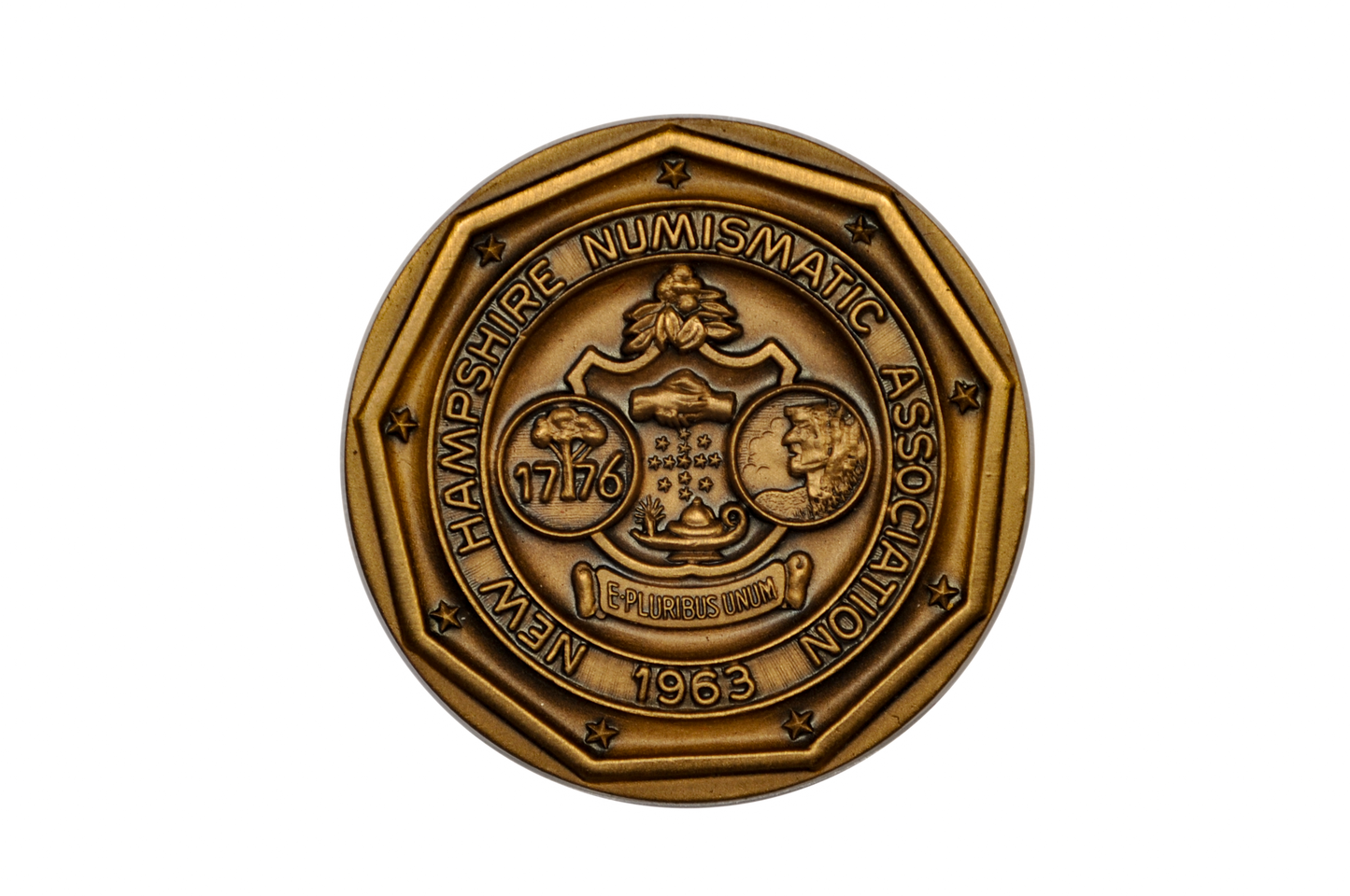 New Hampshire Numismatic Association 5th Convention Medallion - 5th Numismatic Association of New Hampshire Token