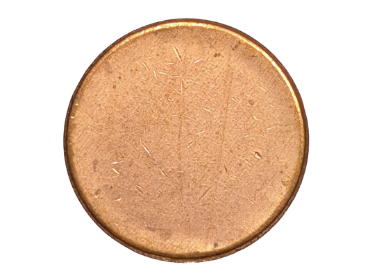 United States Error Penny Blank Planchet - Mintage Error Lincoln One Cent Blank Coin