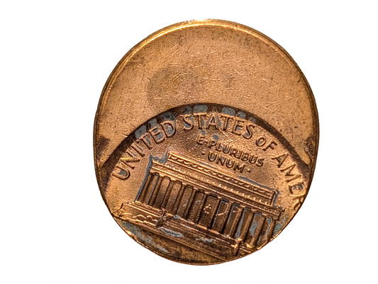 Error Penny 1988 55% Off Center Strike - 55% Off-Center Lincoln Penny Strike Error Rare Coin