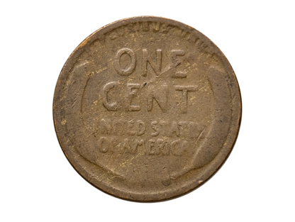1917 Error Penny Major Die Crack - Lincoln Penny Error 1917 Big Die Crack
