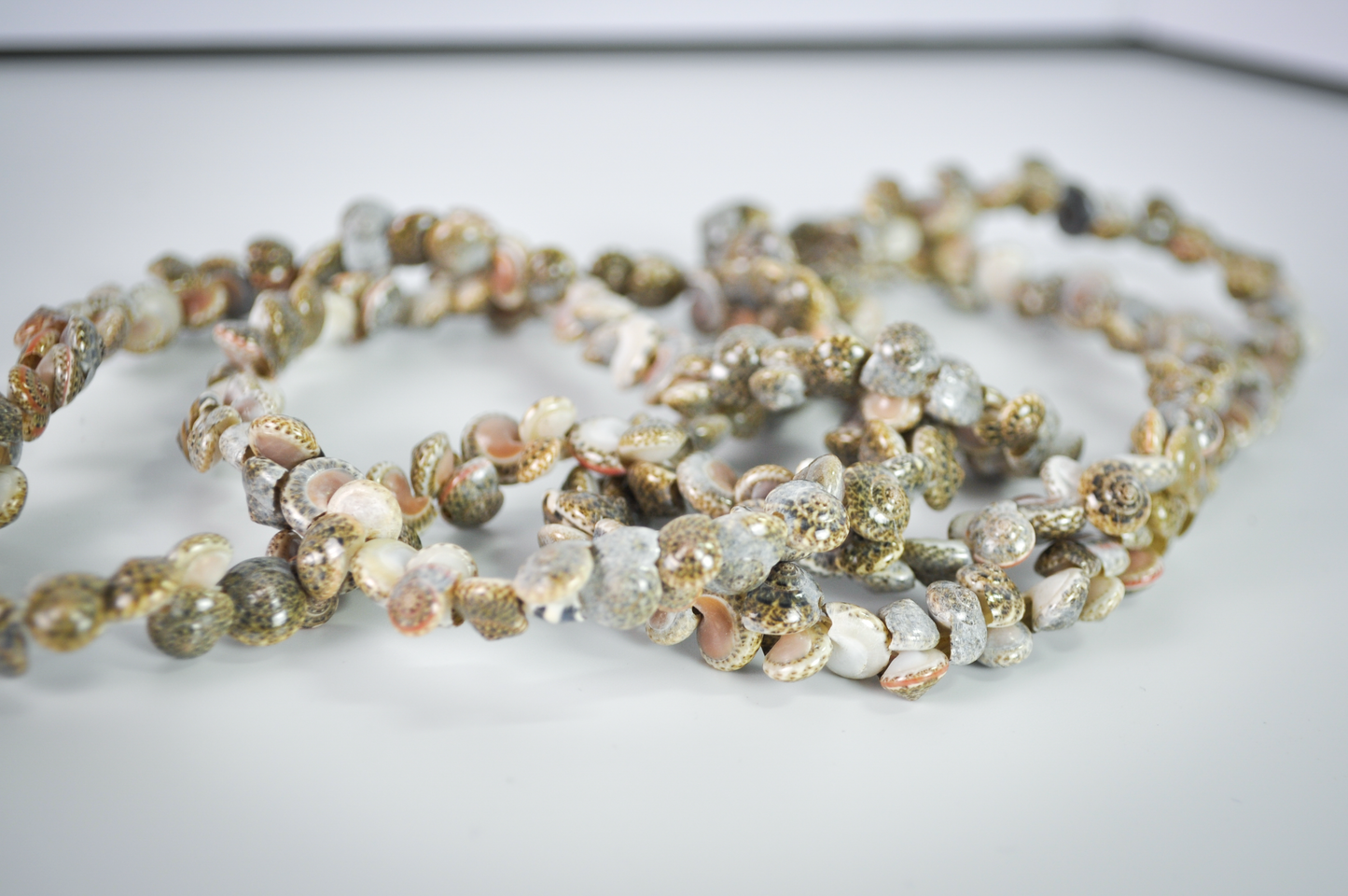 Vintage Hawaiian Seashell Necklace Statement Piece - Natural Multicolored Sea Shell Layered Necklace