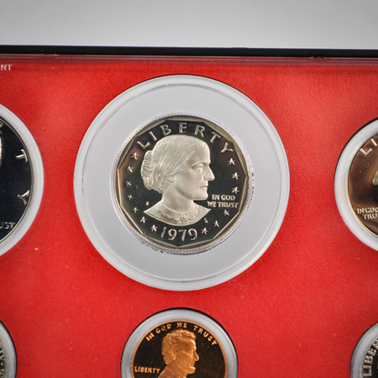 United States Proof Set 1979 Type 2 Clear S - United States Mint Proof Set 1979 T2