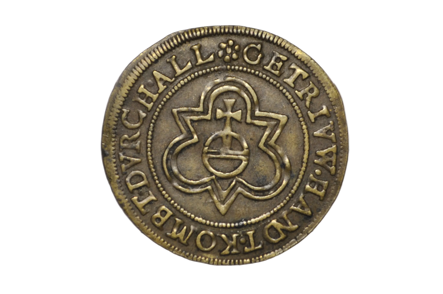 Rose and Orb Design Nuremburg Hanns Krauwinckel II Counter Token - 1600s Counting Money Nuremburg