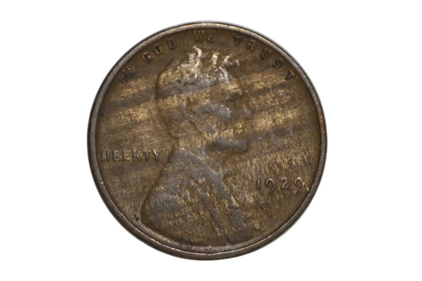 1929 Lincoln Wheat Cent Wood Grain Error - Unique Wood Grain Error 1929 Lincoln Penny