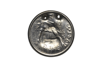 Magic Myst Dancing Devil Novelty Token Coin with Two Holes Drilled - Holed Magic Myst Dancing Devil Token