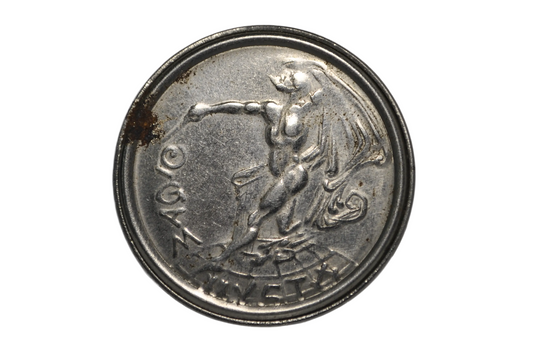 Magic Myst Dancing Devil Novelty Token - Silver-Toned Magic Myst Dancing Devil Token