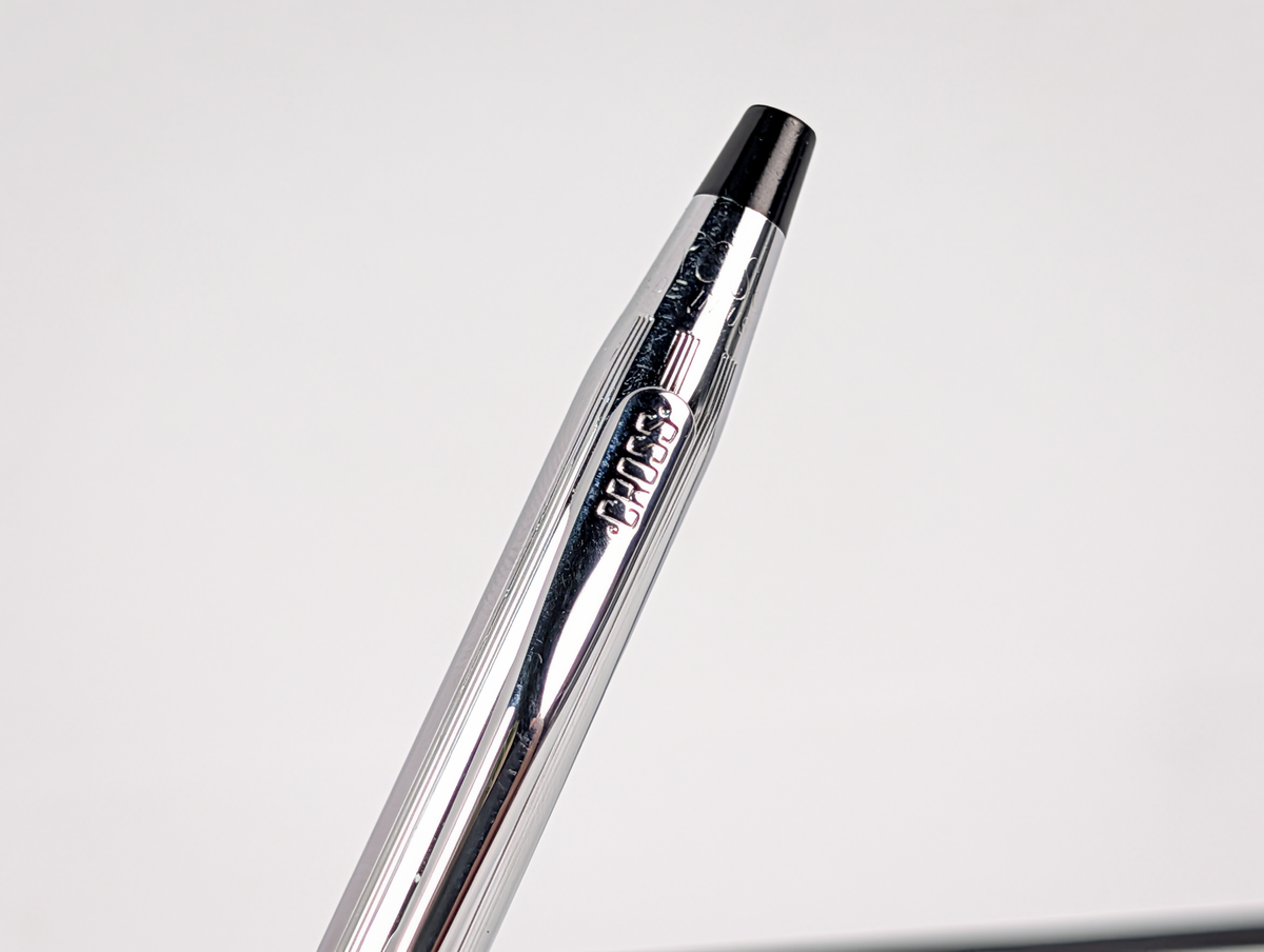 Vintage Cross Classic Century Lustrous Chrome Lot 1 Pen, 2 Pencils + Lead - Vintage Cross Lustrous Chrome Pen and Mechanical Pencil Lot with Lead