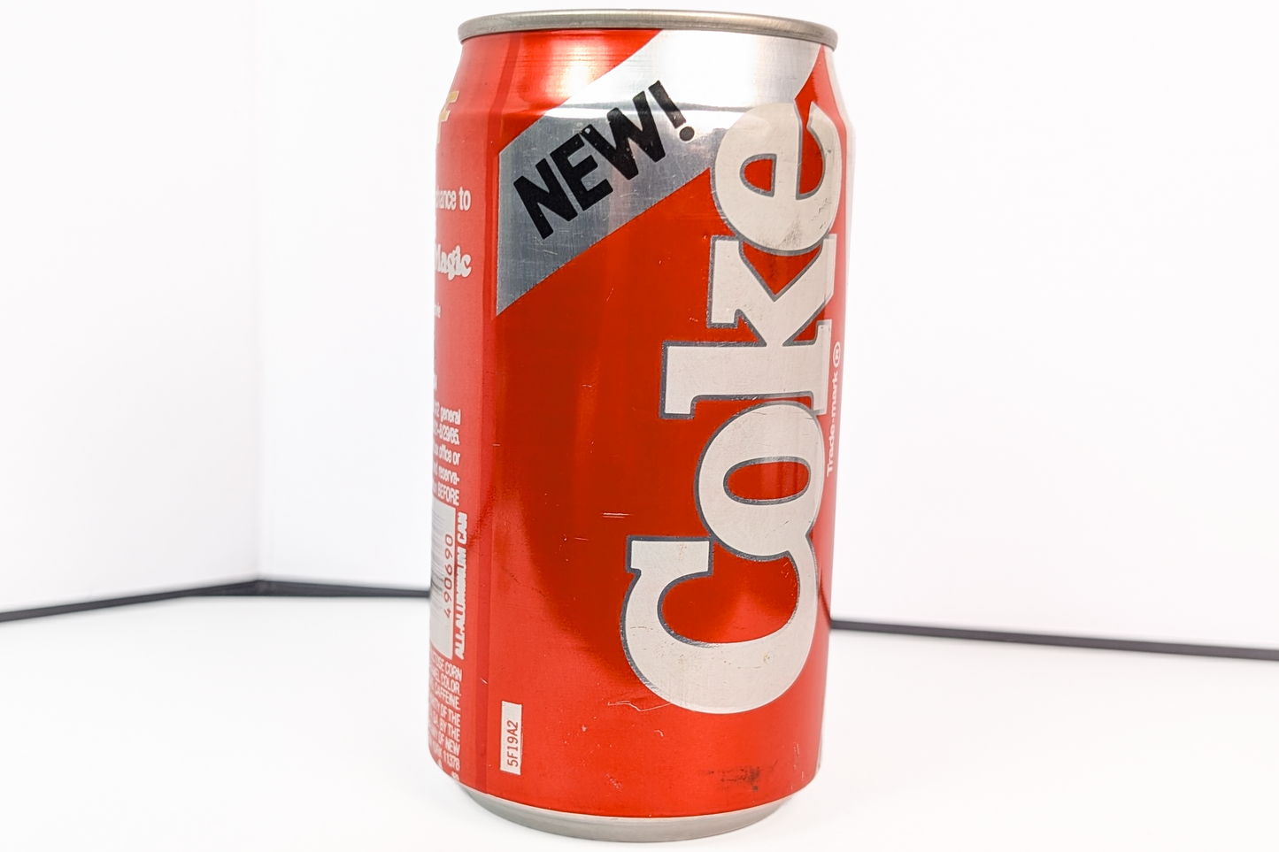 Vintage 1985 New Coke Can Factory Sealed Full 12oz - Authentic 1985 Coca-Cola New Coke Can Vintage Original Sealed
