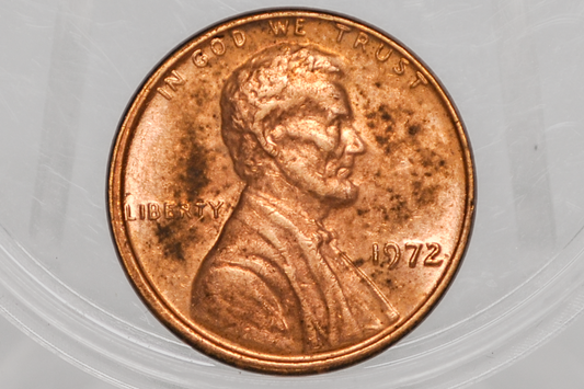 1972 Lincoln Memorial Cent Penny XF Extremely Fine DDO Doubled Die Error Variety - 1972 Lincoln Memorial Cent XF Doubled Die Obverse DDO Die